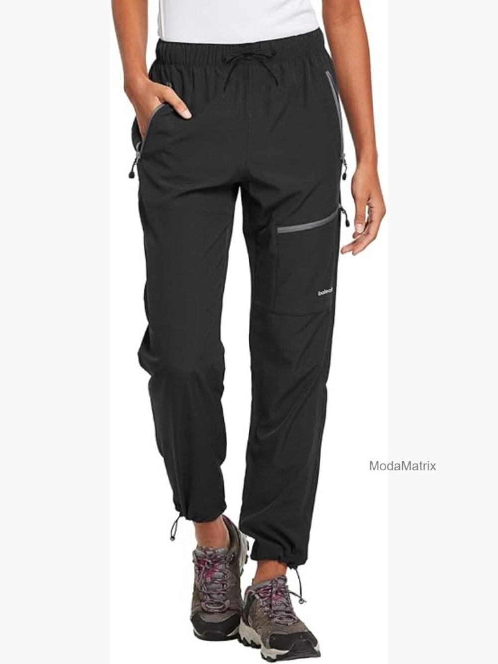 Women's Hiking Cargo Pants Quick Dry Lightweight Water Resistant Elastic Waist